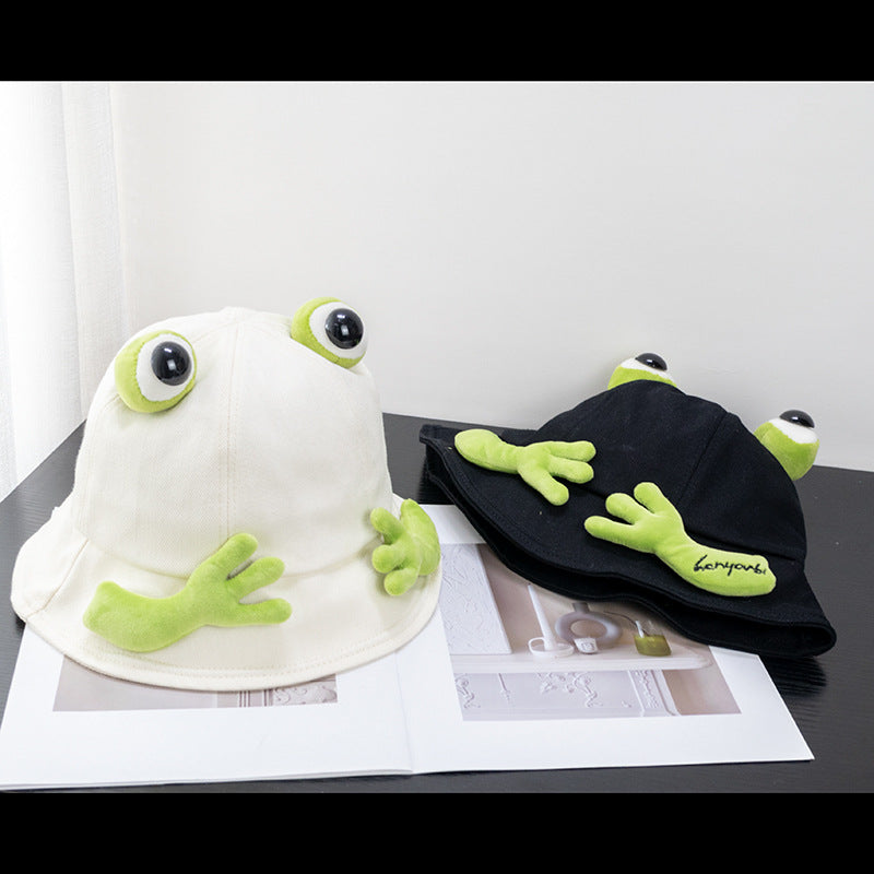 Wholesale Cute Sweet Frog Eyes Bucket Hat